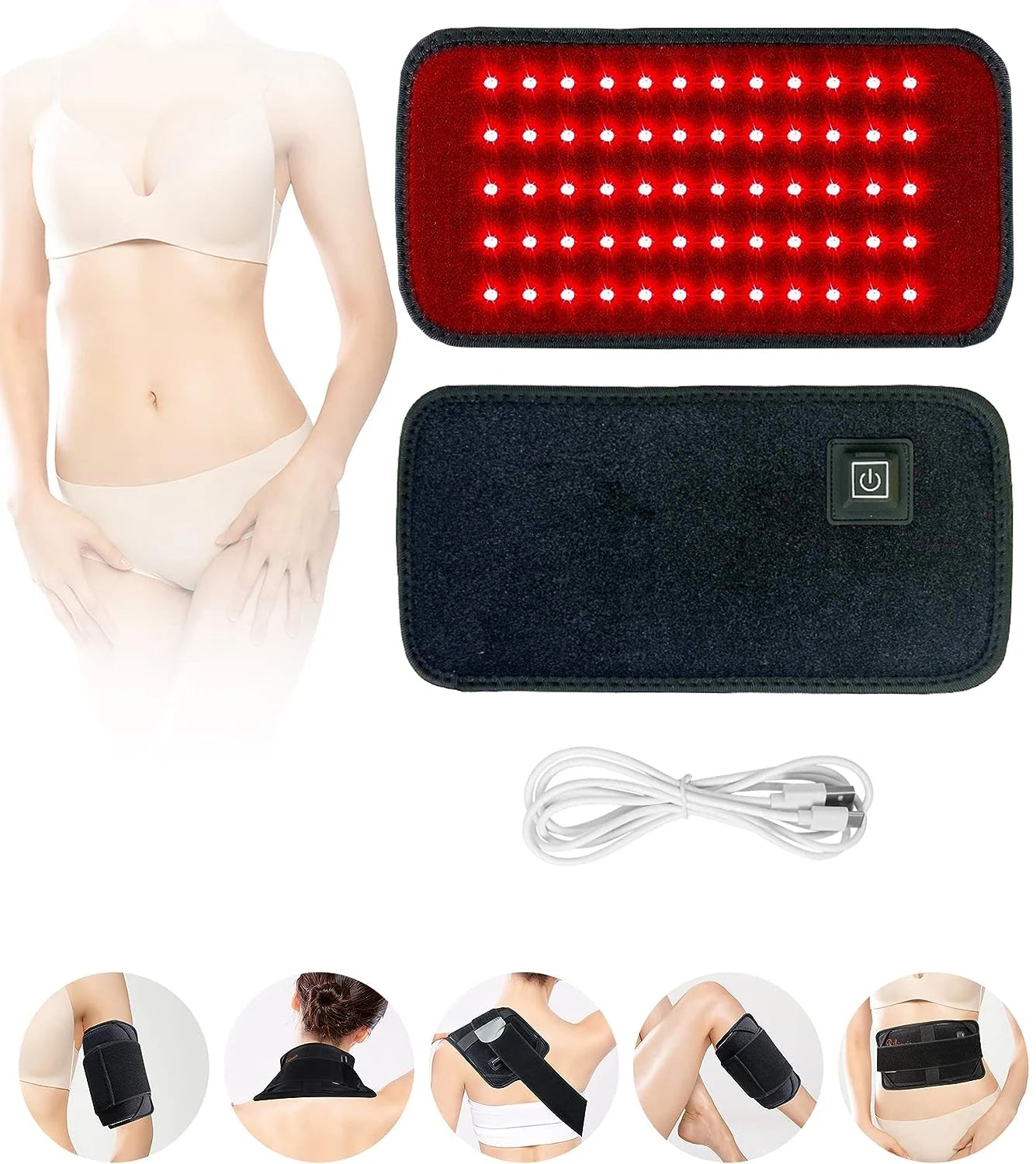 60 LEDs Infrared Light Therapy Belt